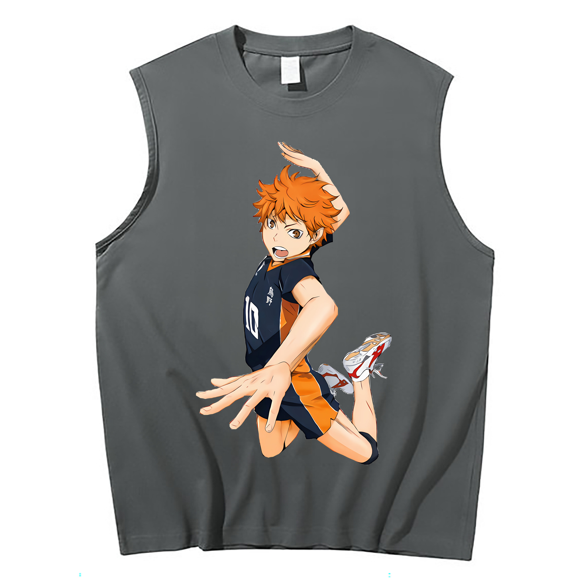 （画像用） ハイキュー!! Haikyu!! コットン100％タンクトップ（フロントプリント）